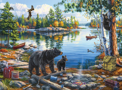 Buffalo Games - Darrell Bush - Blue Sky Reflection - 1000 Piece Jigsaw Puzzle for Adults - Finished Size 26.75 x 19.75