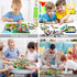 LELEMON Puzzles for Kids Ages 4-6, 60 Piece Puzzles for Ages 3-5 in Metal Box, Educational Jigsaw Puzzle Games