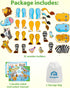 3 4 5 Coogam Wooden Snap Together Building Toy, Take Apart Construction Builders, Assembly Animal Building Blocks, STEM