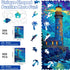 Leodozzio 200 5mm 8.8 11.7 Inch Wooden Puzzles for Adults, Lighthouse Wood Jigsaw Puzzle Pieces, Thick Unique Shaped