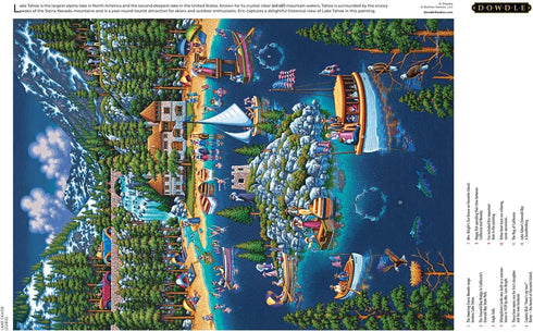 Buffalo Games - Dowdle - Lake Tahoe - 300 Piece Jigsaw Puzzle for Adults 14 and up, Perfect for Game Nights