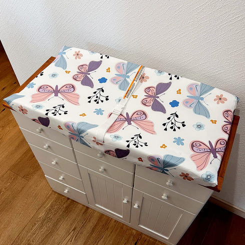 AMROSE 3 Pack Easy Care Changing Pad Covers, Ultra Soft Microfiber Diaper Change Table Sheets for Baby Girls, Floral