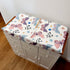 AMROSE 3 Pack Easy Care Changing Pad Covers, Ultra Soft Microfiber Diaper Change Table Sheets for Baby Girls, Floral