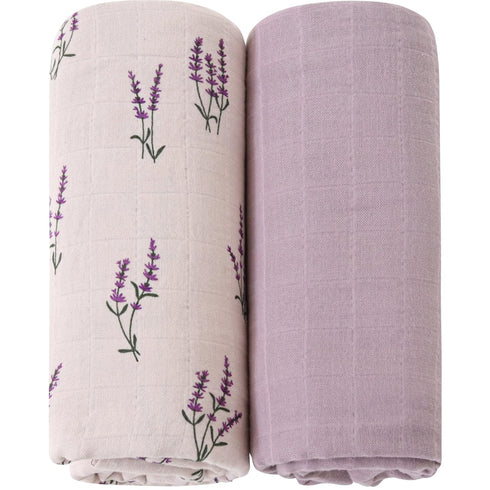 LifeTree Baby Swaddle Blankets Girls, Organic Muslin Swaddle Blankets Unisex Swaddling Wrap