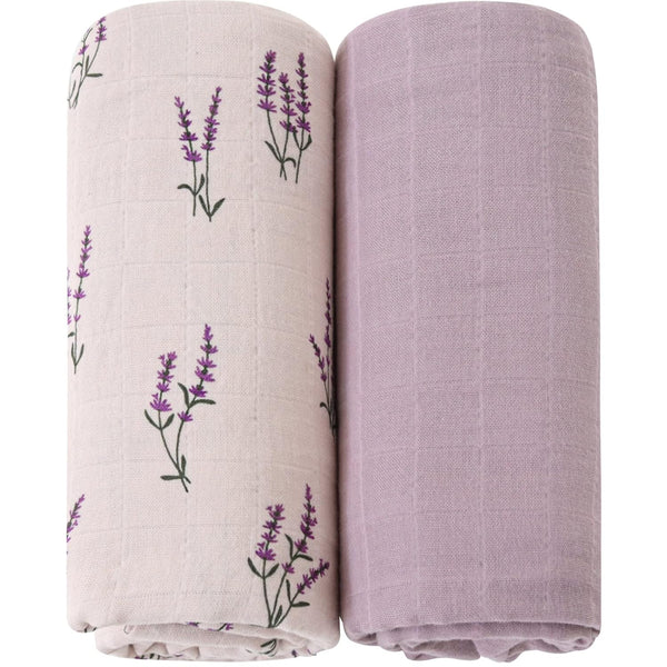 LifeTree Baby Swaddle Blankets Girls, Organic Muslin Swaddle Blankets Unisex Swaddling Wrap
