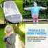 No-See-Ums Mosquito Net for Stroller, Universal Size Bug Net, Breathable Mesh, Available in Grey or Coffee