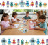 700+ 3+ 24 6 Make Your Own Robot Stickers for Kids - Sticker Sheets | Birthday Party Favors & Craft Activity