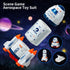 3-5 Wbzle Space Rocket Toys, Rocket Ship with Astronaut Toy for Educational, Concentration, Learning Rocket Fun Space