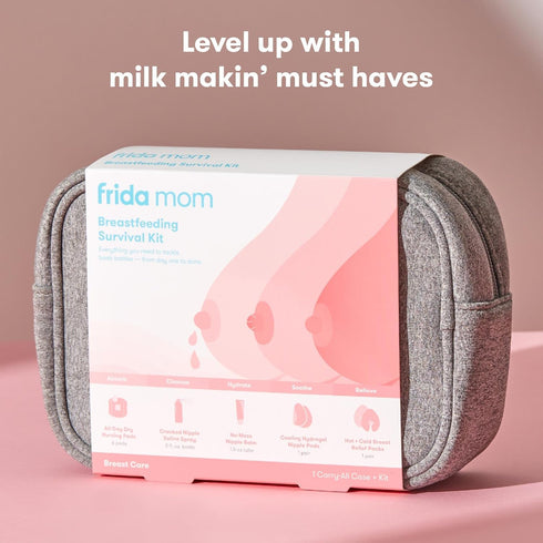 Frida Mom Hydration Packets for Breasts, 2 Sheet Masks with Aloe Vera, Honey, Tea Tree Oil & Cucumber
