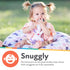 Set Nuby Calming Natural Flex Snuggleez Pacifier with Plush Combo for Cuddling with Comfort, Giraffe