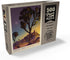 MyPuzzle Joshua Tree National Park: Into The Evening Vintage Poster - Premium 500 Piece Jigsaw Puzzle for Adults