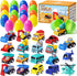 ZenBombs Easter Eggs with Cars Inside - 12 PCS Prefilled Easter Eggs with