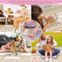 51x51 Inches Basumee Splat Mat High Chair Mat Waterproof Baby Play Splat Mat for Under High Chair Food Catcher