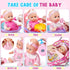 12 Set 3 4 5 6 26pcs Pillow/Highchair/2 3-5-7 Golray in Baby Doll Toys with Stroller for Year Old Girl - Babydoll