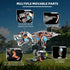 Set 8-14, (730PCS) Mechanical T-Rex Dinosaur Building with Lights, Rotatable Components & Display Stand, STEM Building