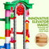 JOYIN 236Pcs Glowing Marble Run - Motorized Elevator Construction Building Blocks Toys for STEM Gifts