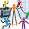 Robot Sensory Pop Tubes Toys 6PCS for Toddlers Boys Age 3-8, Suction