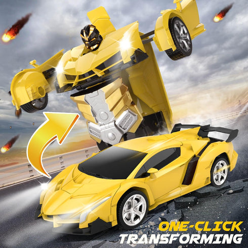 Dolanus Remote Control Car, Transform Robot RC Cars for Ages 5-12, Kids Toys, Birthday Gifts for Boys