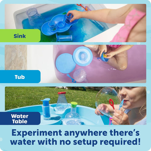 19 3+ Learning Resources Splashology! Water Lab Science Kit, STEM Playtime, Water Activities, Pieces, Ages