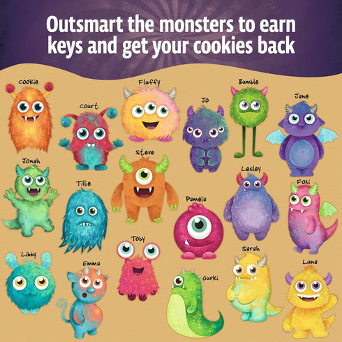 EXIT: The Game - Kids - Riddles in Monsterville, Puzzles, Brainsteasers, Co-op Games