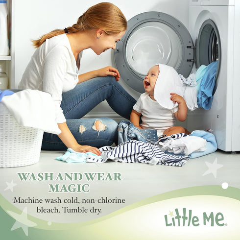 Little Me Baby Boys' Sailboats Swaddling Receiving Blanket