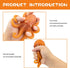 FUNSCENE Mini Realistic Under The Sea Life Figure for Toddler Bath Bathtub, TPR Super Stretch Octopus Toy, Great