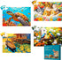 4 Packs 36 Piece Large Jigsaw Puzzles for Elderly, Alzheimer's Activities, Easy Cognitive Games for Dementia