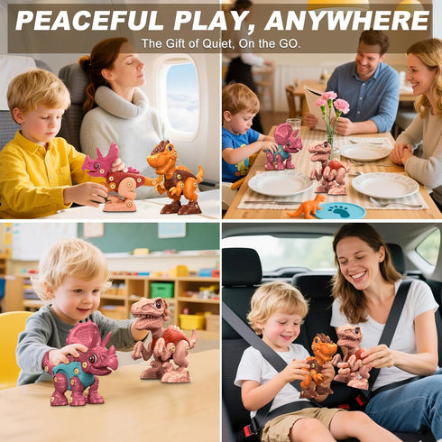3 4 5 6 7 8 RS009-2 Laradola Dinosaur Toys for Kids Aged Year Old, Kid Boys Girls, Take Apart STEM Construction