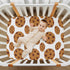 CHUROUSY 27x39 Inch Chocolate Cookies Pattern Crib Sheets for Boys Girl Cute Cookie Realistic Food Playard Sheets