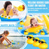 100 Chivao Pcs Rubber Ducks with Sunglasses in Bulk Mini Yellow Rubber Duck Gifts Squeak Bath Float Bathtub Toys