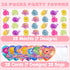 28 JOYIN PCS Valentines Day Gift Cards with Glitter Mochi Squishy Toys, Cute Sea Animals Mochi to Squeeze, Stress