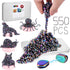 LovesTown 550PCS Ferrite Putty Stones, Fidget Magnetic Beads Fidget Toys for Teens