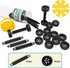 VIAHART Brain Flakes 16 Wheels and 8 Axles Tube-Go Set Add-On Travel Kit - Build Cars, Trucks, Anything That Spins - Compatible with Brain Flakes Brand Discs - A Great STEM Toy
