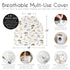 Sweet Jojo Designs Jungle Animals Boy Girl Unisex/Gender Neutral Infant Baby Car Seat Cover Nursing Breastfeeding High