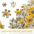 PICKFORU 1000 Sunflower Puzzles for Adults Pieces, Spring Flower Garden Puzzle Nature, Difficult Hard Golden Sunflower