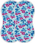 decor gift 4 Pack 22x11in Cotton Muslin Burp Cloths Large Good Absorbent? Funny Berry Blue Magenta spit up Rags