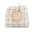 100% Crane Baby Organic Cotton Change Pad Cover, Neutral Check Pattern for Boys, Girls, Unisex, Ultra-Soft GOTS