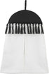 Set 4p Sweet Jojo Designs Black White Boho Stitch Boy Girl Gender Neutral Unisex Baby Crib Bedding Infant Nursery Room