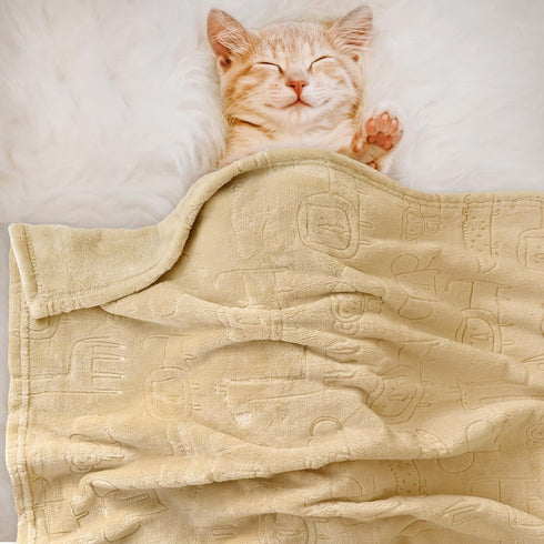 3D 30x40 Inch, BORITAR Printed Animal Baby Blanket Ultra Soft Fleece Blankets for Boys Girls, Warm and Lightweight