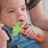 (2-Pack) 3+ Nuby Silicone Carrot Tube Teether and Messaging Infant Teether - Baby Teething Toy - Months
