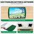 1500 2 25"x34" 360 Pieces Rotating Puzzle Board with Drawers and Protective Cover, Aluminum Alloy Jigsaw Puzzle Table