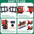 Sets Set 4 5 6 7 8 AuroTops Christmas Train for Around The Tree,Kids Train Steam Trains for Boys Girls,Sounds & Lights