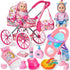 Golray 12 in Baby Doll Toys Set with Stroller for 3 4