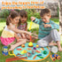 Kids Camping Toys Set, Pretend Play Campfire and Cutting Food for Indoor Outdoor Camping
