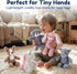 5 Set Pack Snug A Babies Animals and Teddy Bears - Plush Toys Bulk - Stuffed Animals for Kids - Baby Shower Small Bear