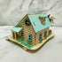 3D Wooden House Puzzles for Adults, Bali Island Cottage Building Model, 6.6" × 6.1" × 3.5", Laser Engraving, No Tools
