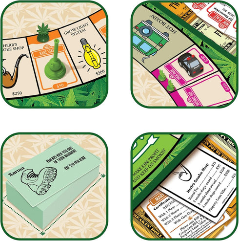Stonerware ICUP Stoner City Board Game | Hot Box Party Game for Adults