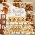 6 Packs 14in MorisMos Teddy Bears Bulk Stuffed Animals, Small Teddy Bear Plush, Cute Stuffed Bears for Centerpiece Baby