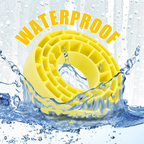 INJORA Silicone Rubber Inserts for 62-64mm*24mm 1.0" Tires (Large Yellow)