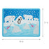1pk, Munchkin WildLove Reversible Silicone Placemat for Kids, Polar Bear